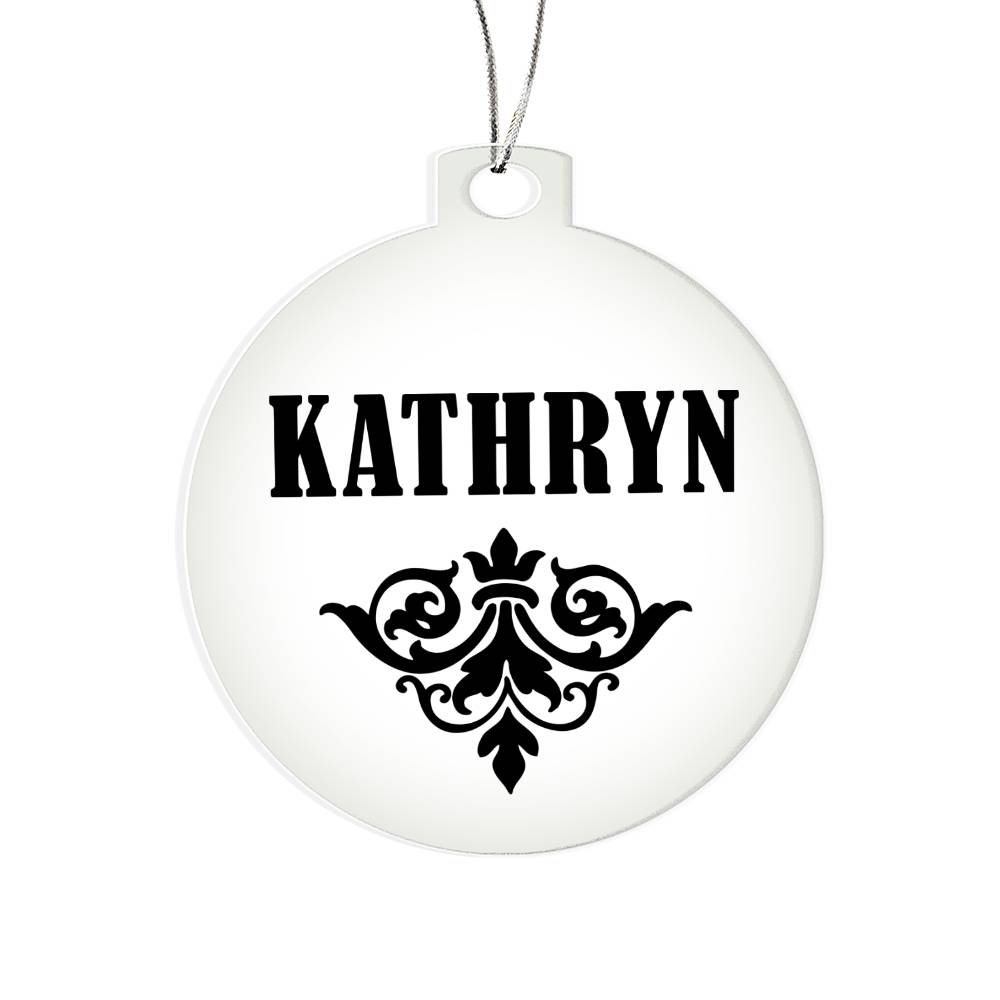 Kathryn v01 - Acrylic Ornament