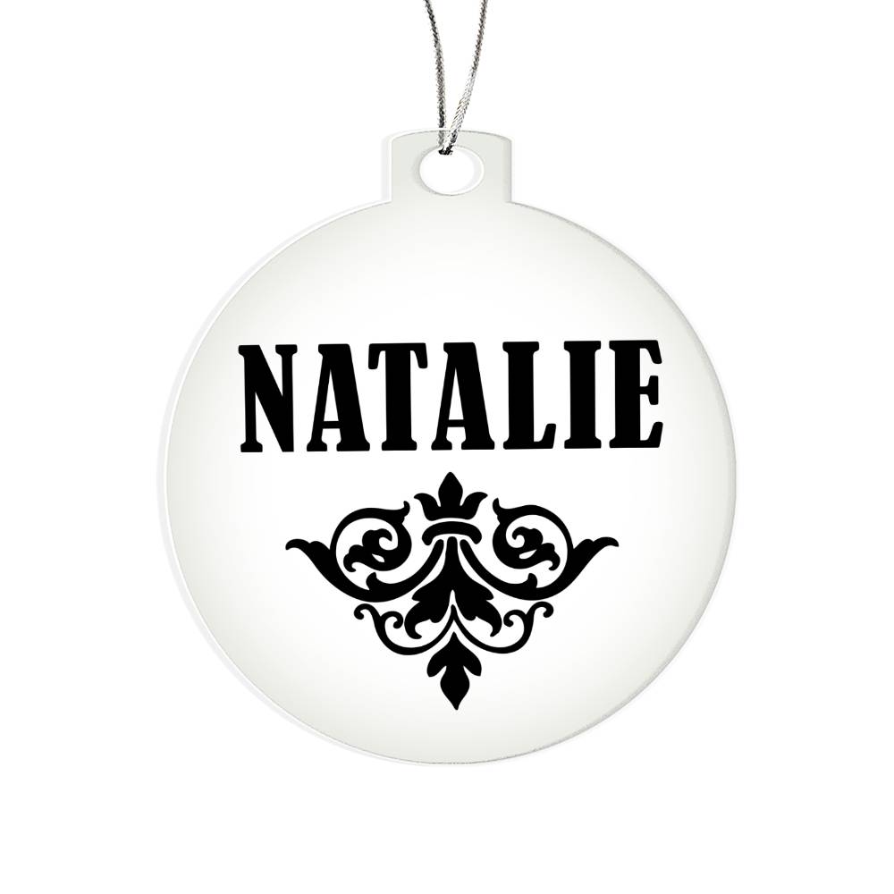 Natalie v01 - Acrylic Ornament