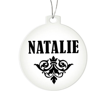 Natalie v01 - Acrylic Ornament