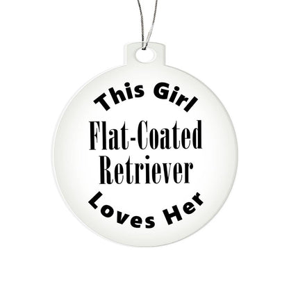 Flat-Coated Retriever - Acrylic Ornament