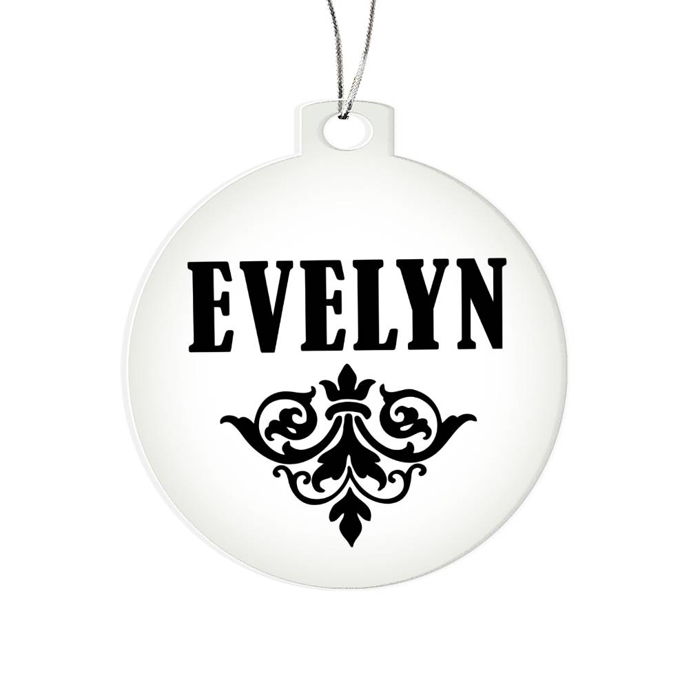 Evelyn v01 - Acrylic Ornament