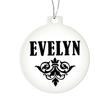 Evelyn v01 - Acrylic Ornament