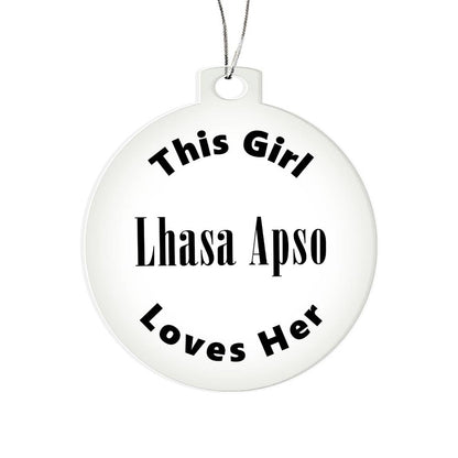 Lhasa Apso - Acrylic Ornament