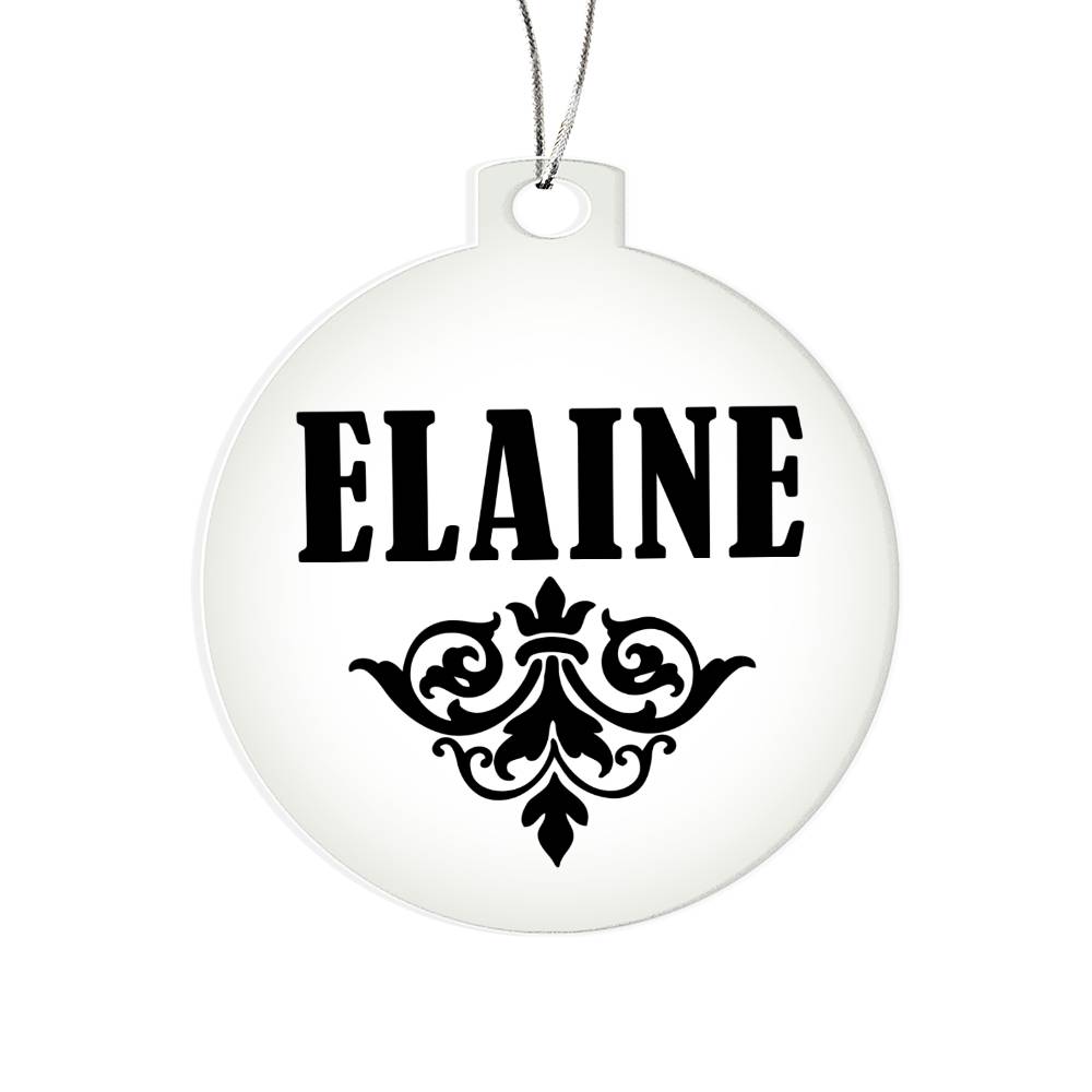 Elaine v01 - Acrylic Ornament