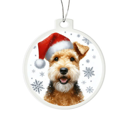 Christmas Dog - Lakeland Terrier - Acrylic Ornament