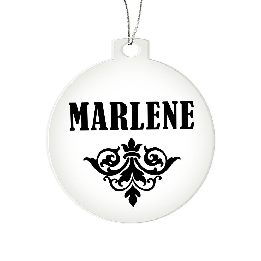 Marlene v01 - Acrylic Ornament