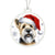 Christmas Dog - Glen of Imaal Terrier - Acrylic Ornament