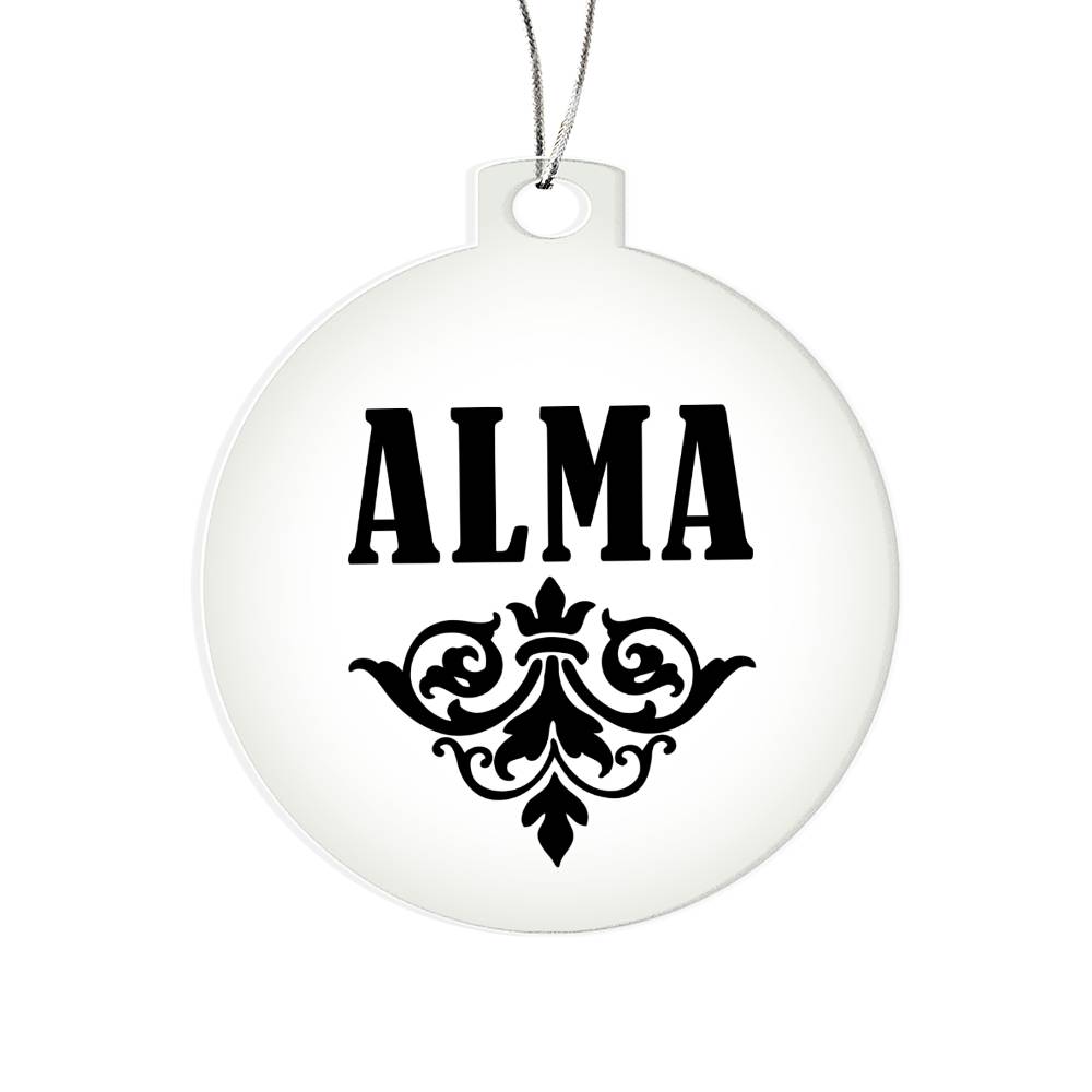 Alma v01 - Acrylic Ornament