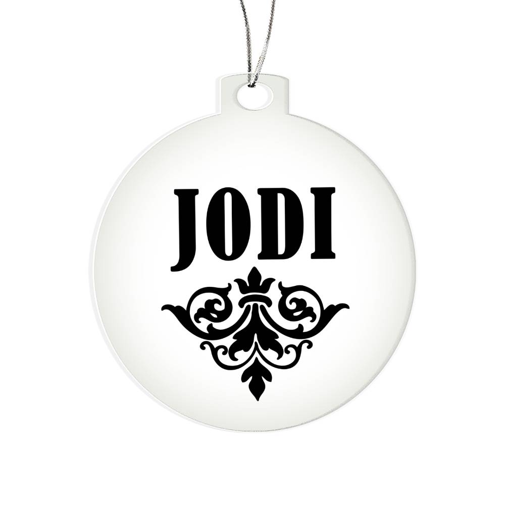 Jodi v01 - Acrylic Ornament