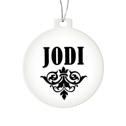Jodi v01 - Acrylic Ornament