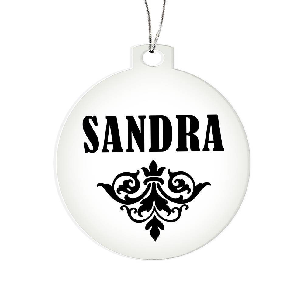Sandra v01 - Acrylic Ornament