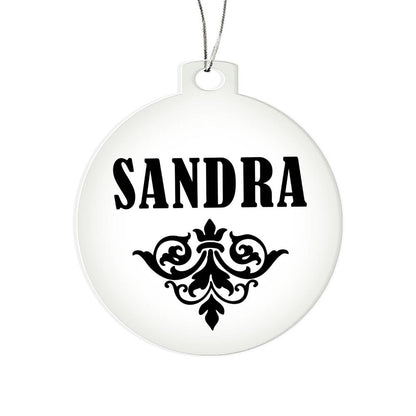 Sandra v01 - Acrylic Ornament