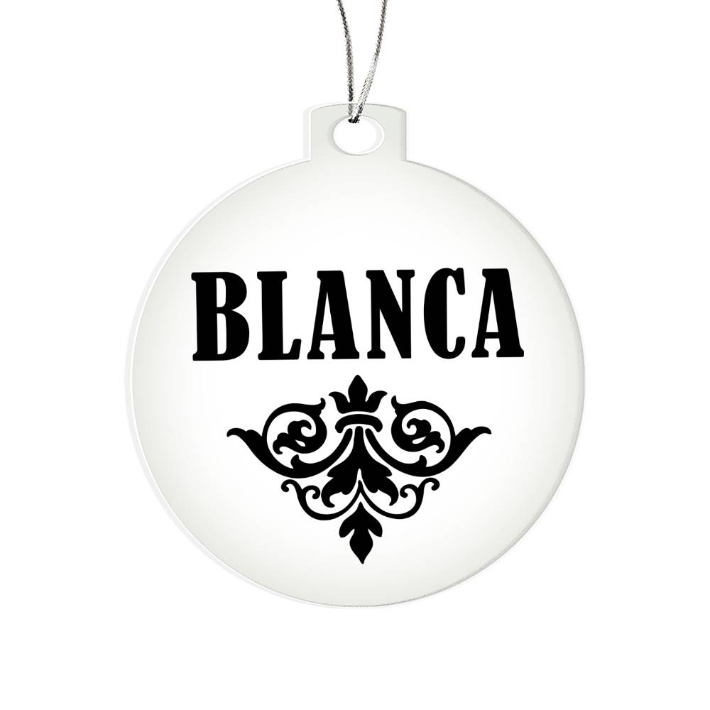 Blanca v01 - Acrylic Ornament