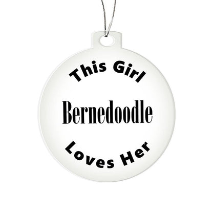 Bernedoodle - Acrylic Ornament