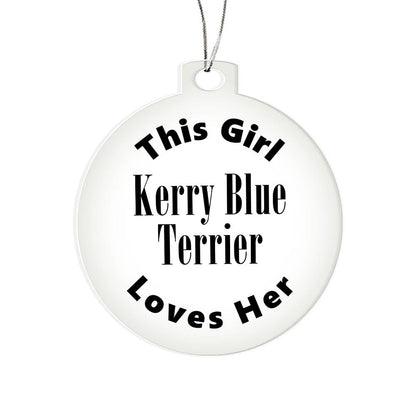 Kerry Blue Terrier - Acrylic Ornament