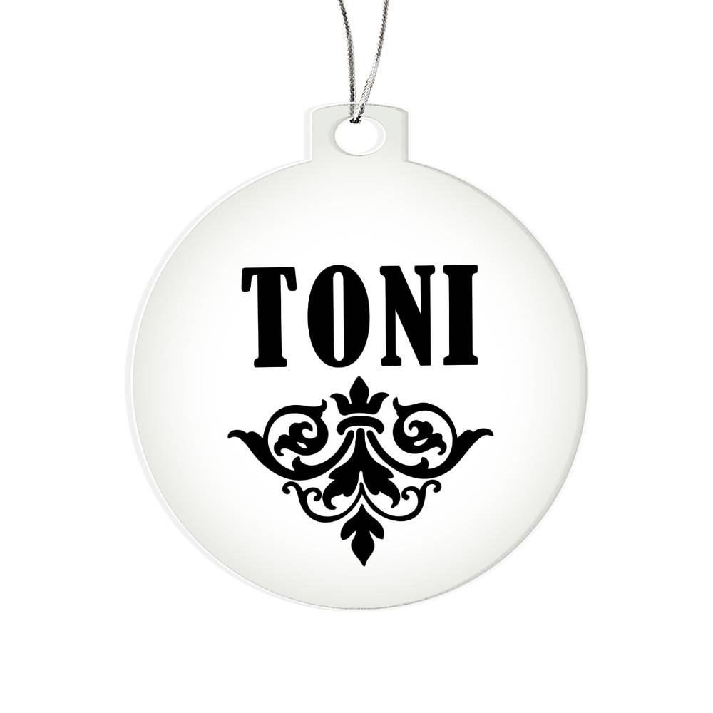 Toni v01 - Acrylic Ornament