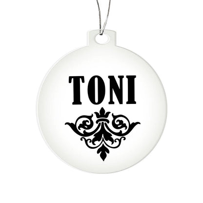 Toni v01 - Acrylic Ornament