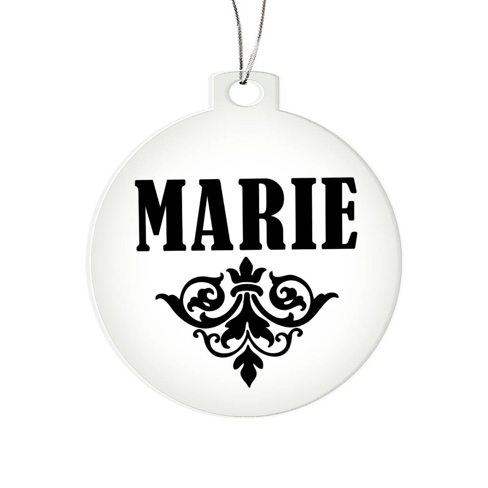 Marie v01 - Acrylic Ornament
