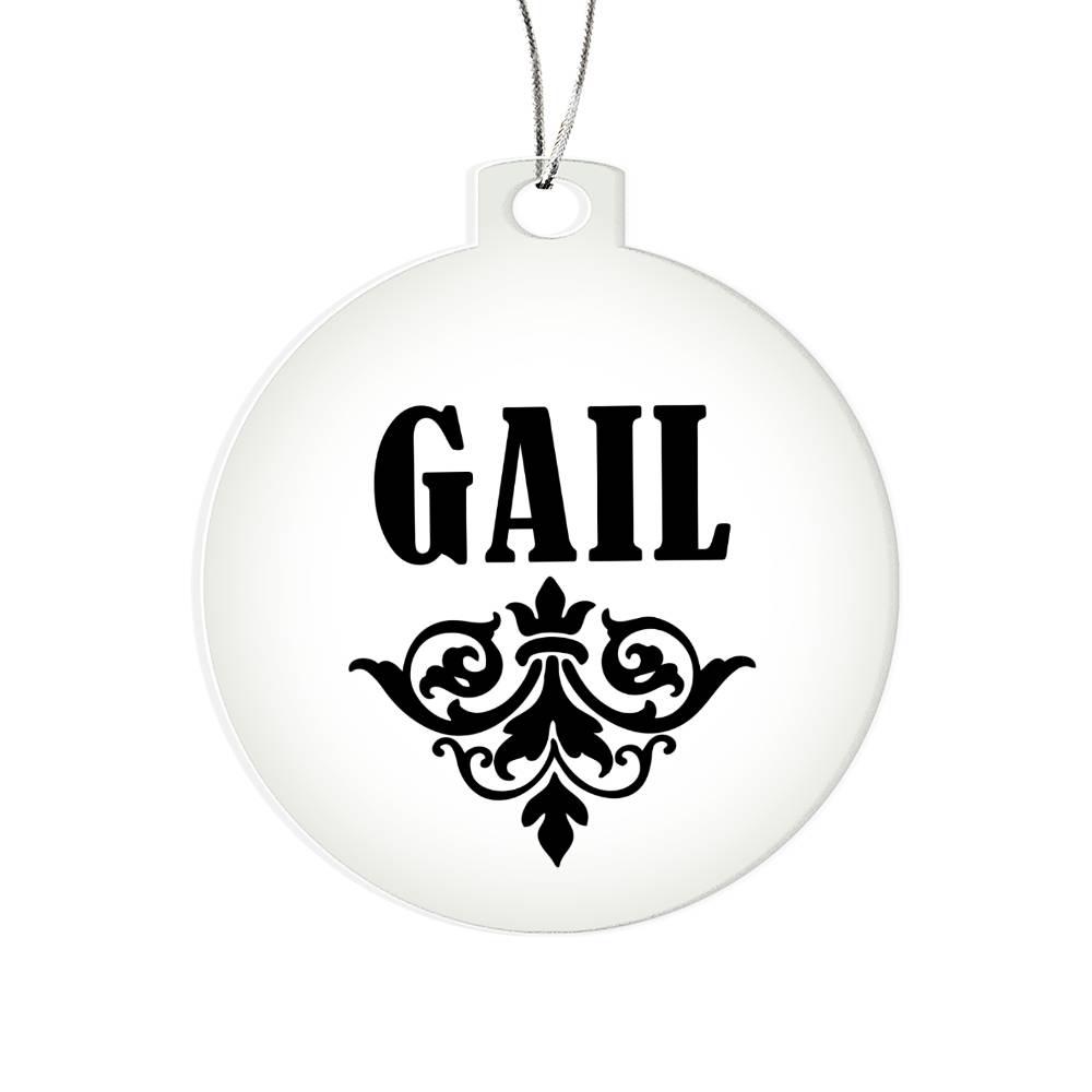 Gail v01 - Acrylic Ornament