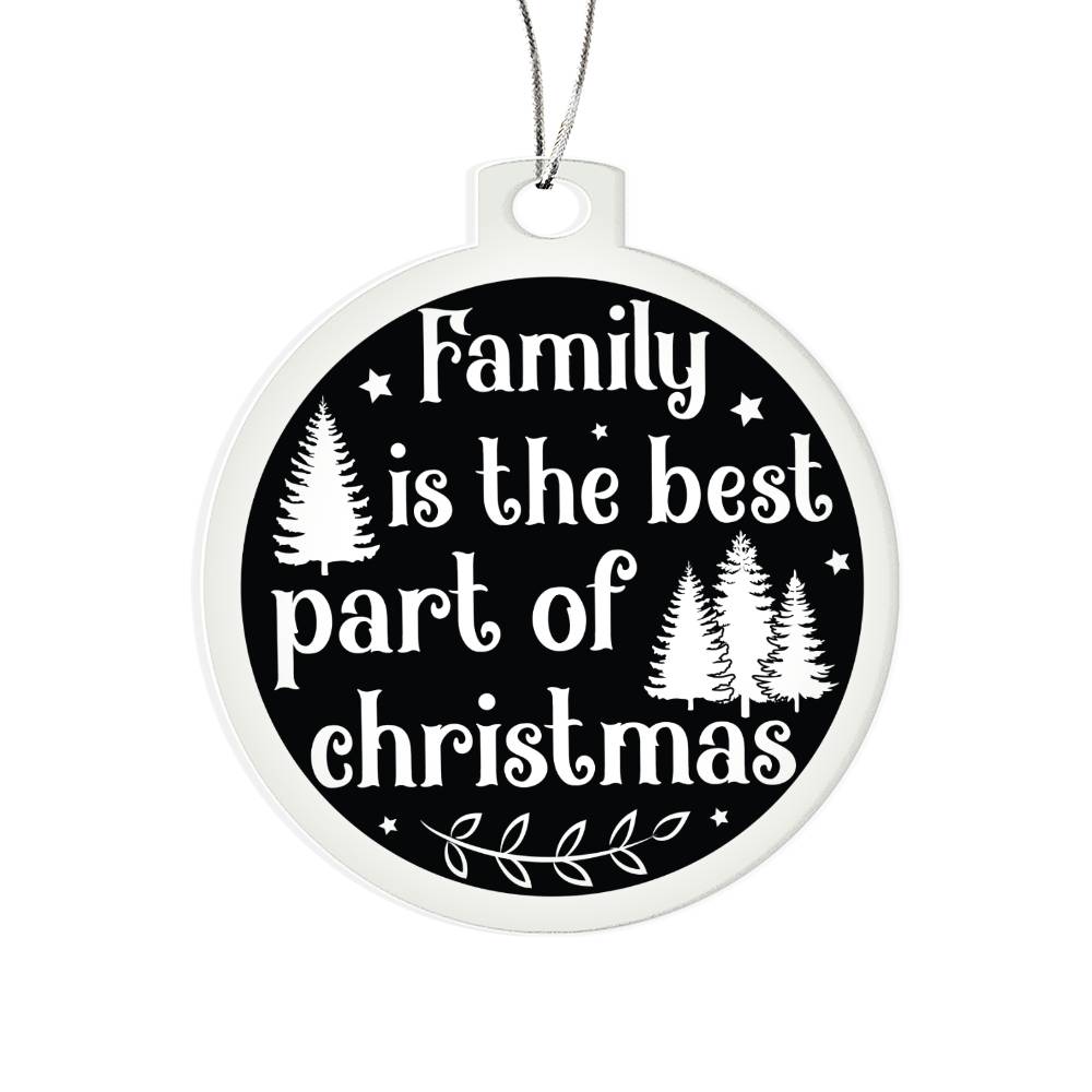 Family Christmas 007 - Acrylic Ornament