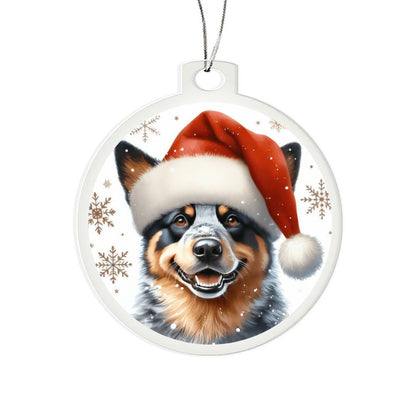 Christmas Dog - Australian Cattle Dog - Acrylic Ornament