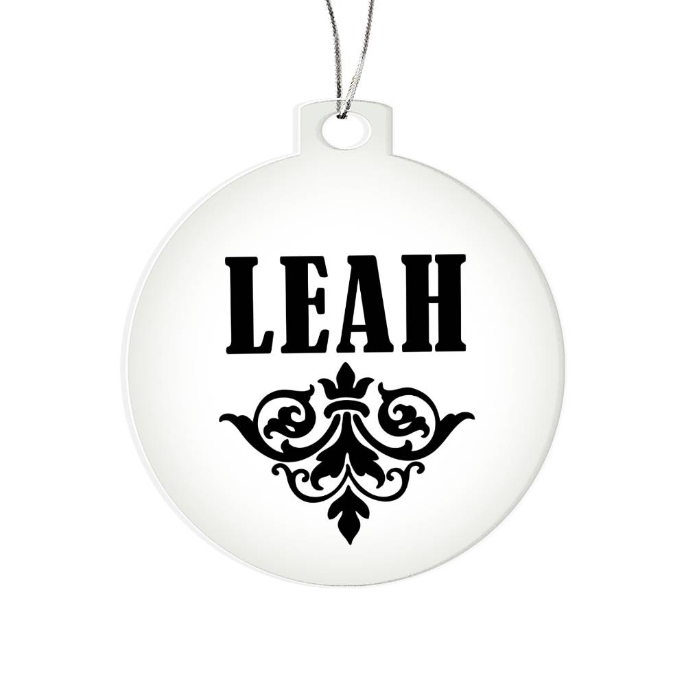 Leah v01 - Acrylic Ornament