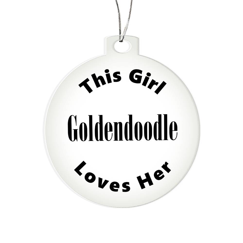 Goldendoodle - Acrylic Ornament