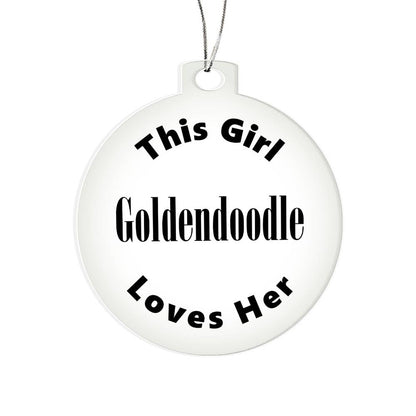 Goldendoodle - Acrylic Ornament