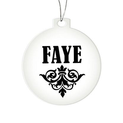 Faye v01 - Acrylic Ornament