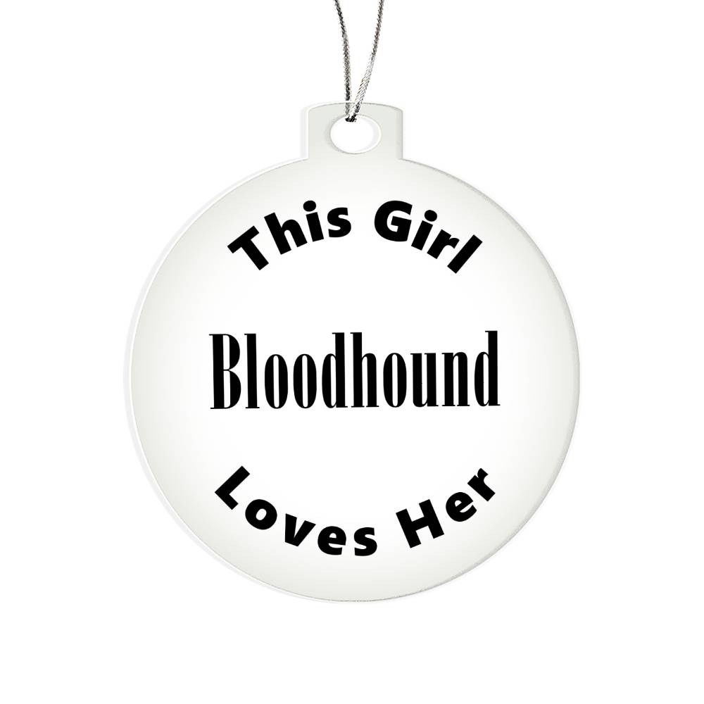 Bloodhound - Acrylic Ornament