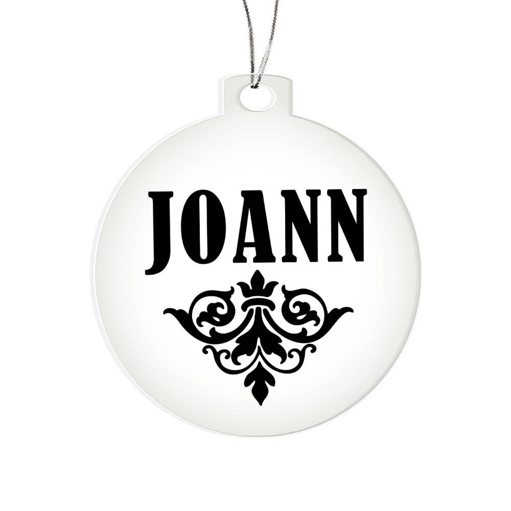 Joann v01 - Acrylic Ornament