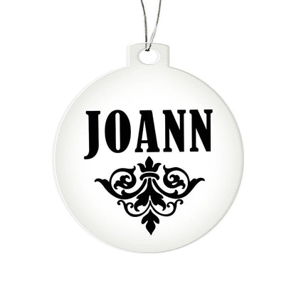 Joann v01 - Acrylic Ornament