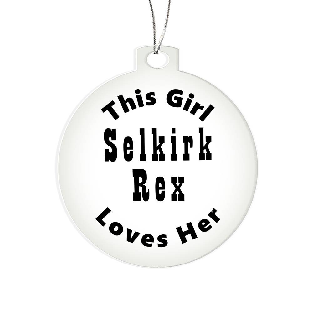 Selkirk Rex - Acrylic Ornament