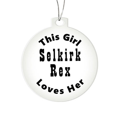 Selkirk Rex - Acrylic Ornament