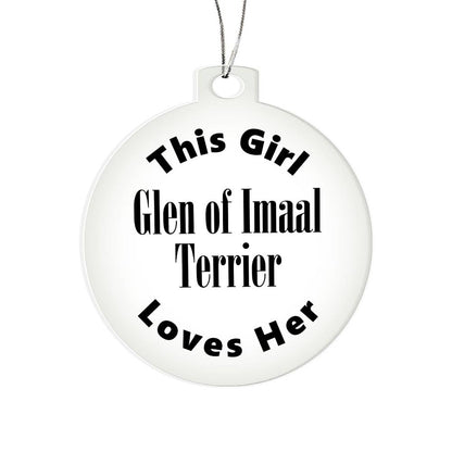 Glen of Imaal Terrier - Acrylic Ornament