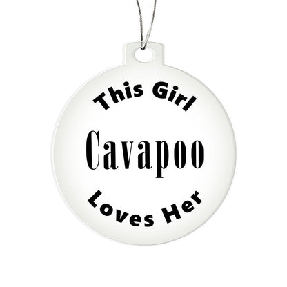 Cavapoo - Acrylic Ornament