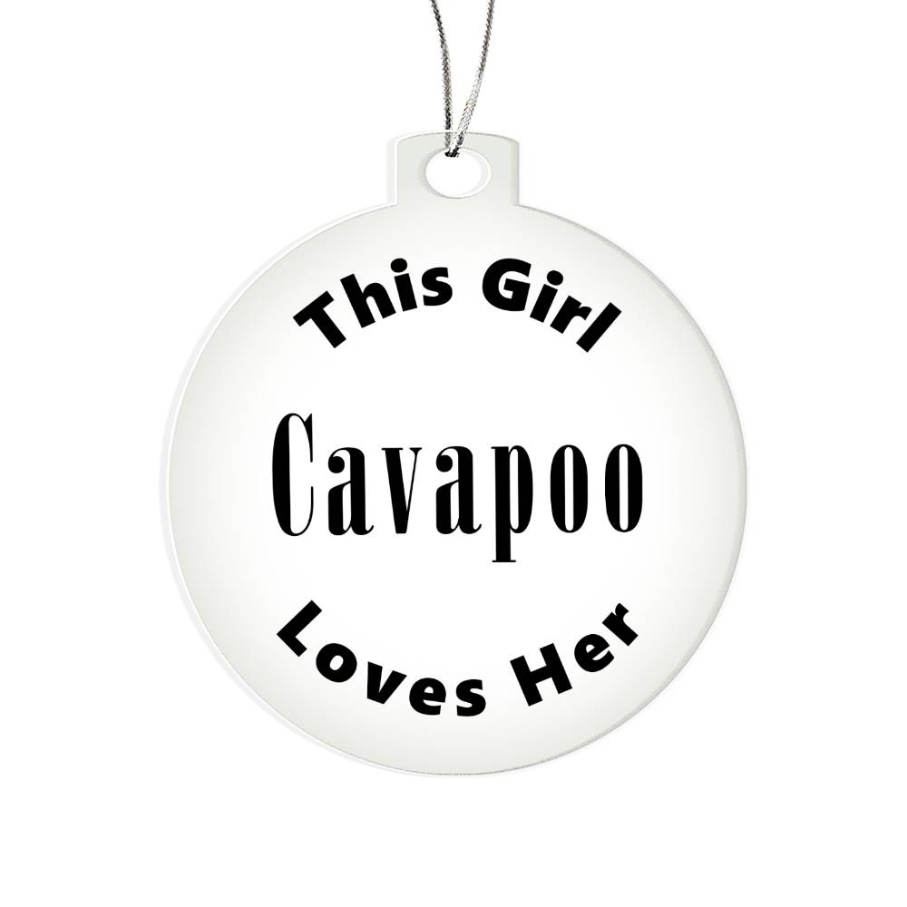 Cavapoo - Acrylic Ornament