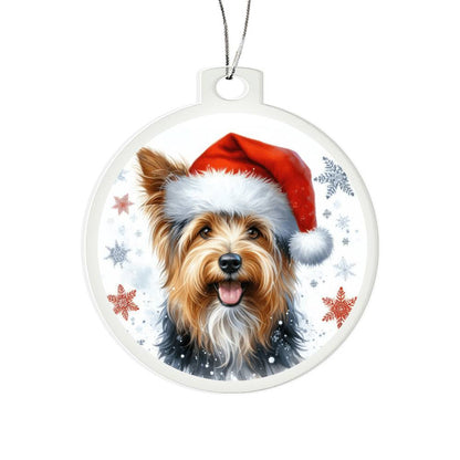 Christmas Dog - Australian Terrier - Acrylic Ornament