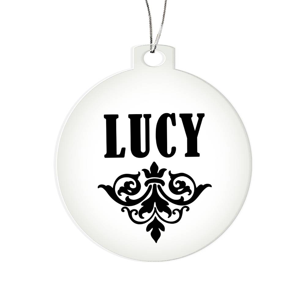 Lucy v01 - Acrylic Ornament