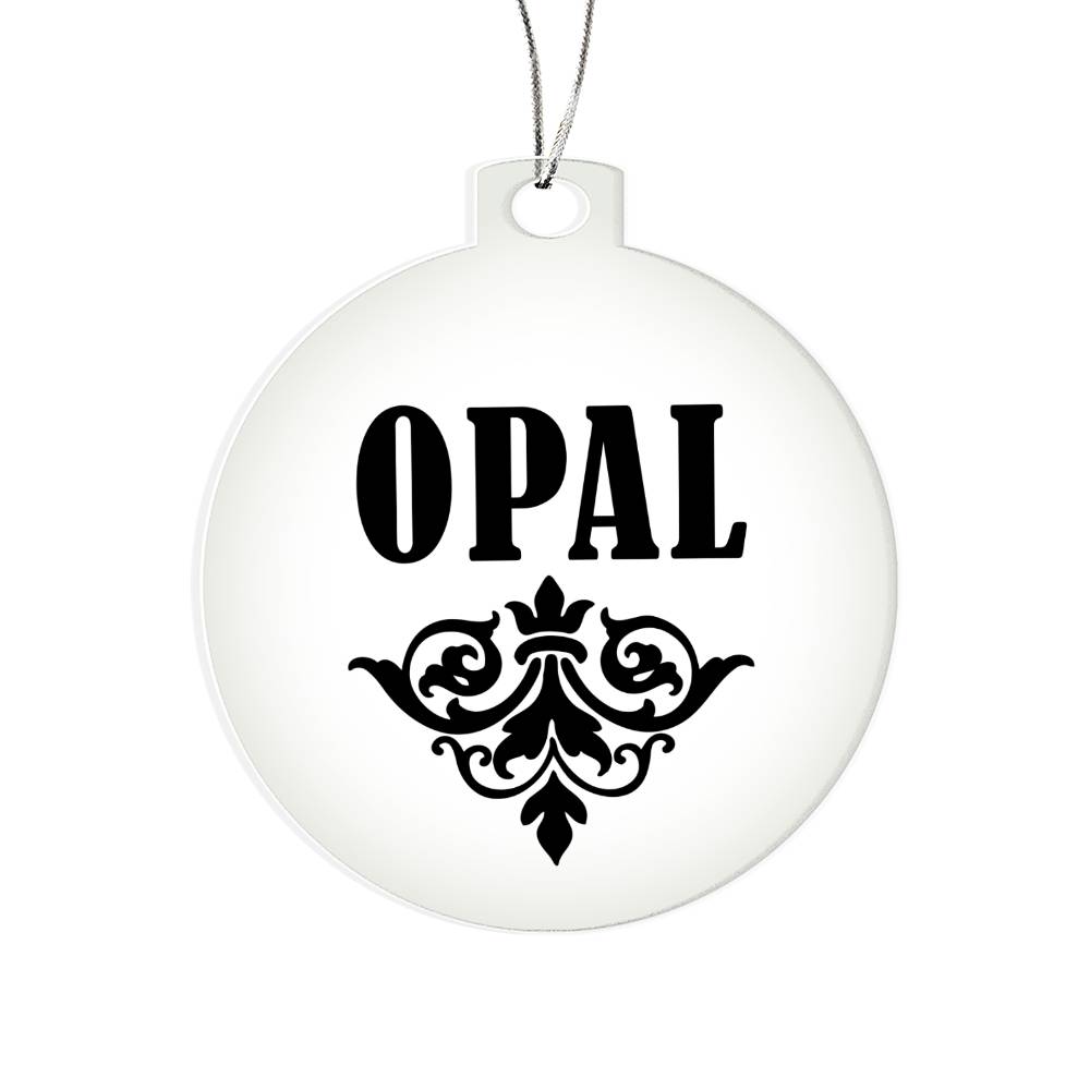 Opal v01 - Acrylic Ornament
