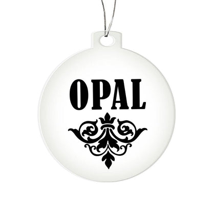 Opal v01 - Acrylic Ornament