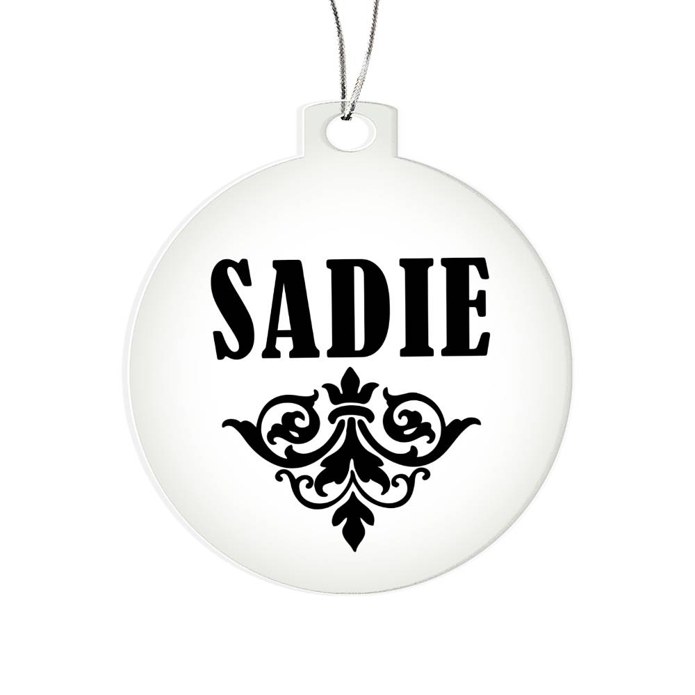 Sadie v01 - Acrylic Ornament
