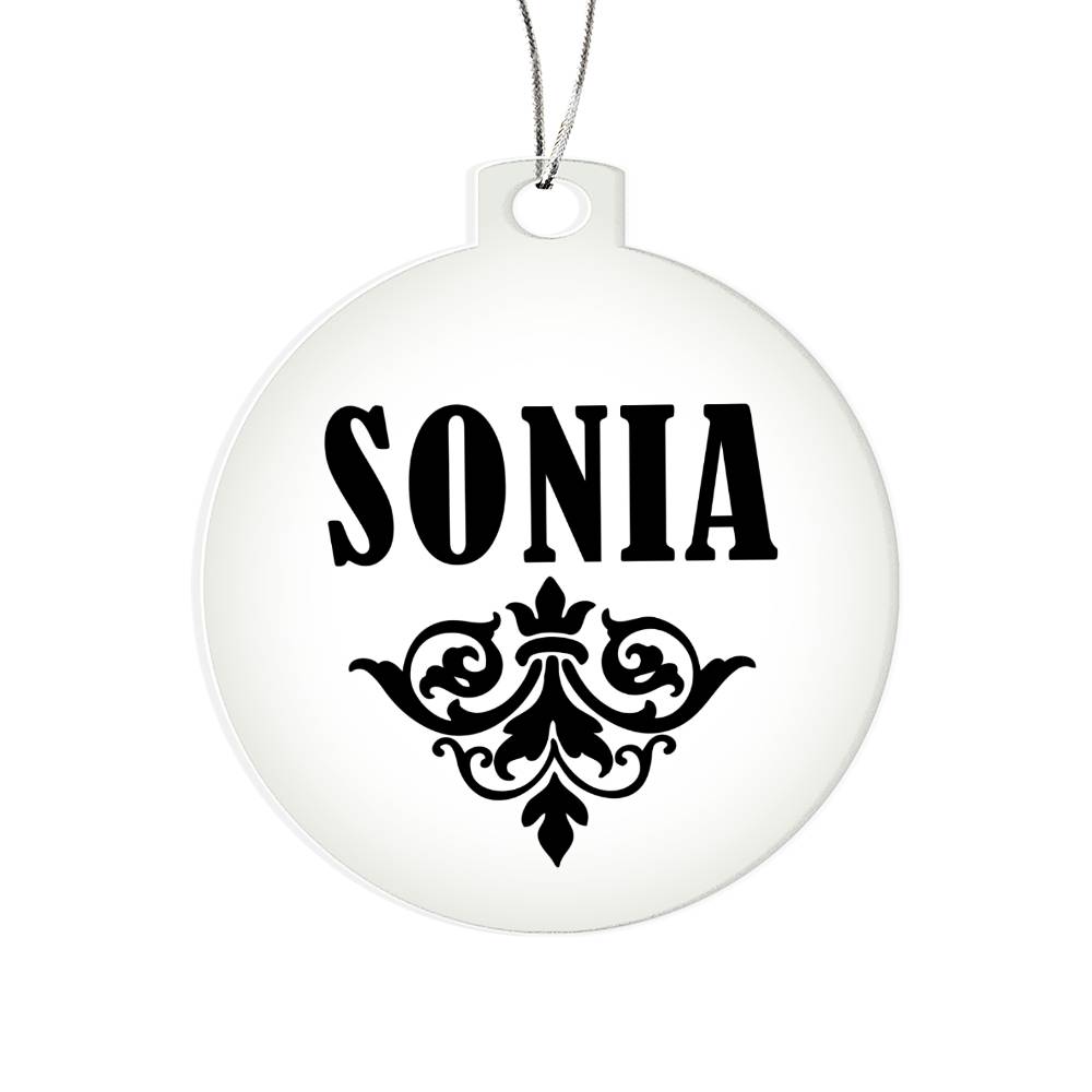 Sonia v01 - Acrylic Ornament