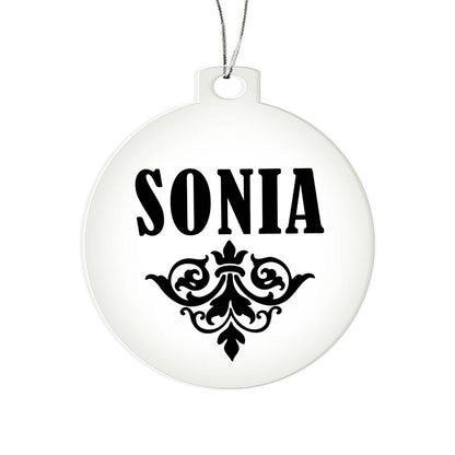 Sonia v01 - Acrylic Ornament