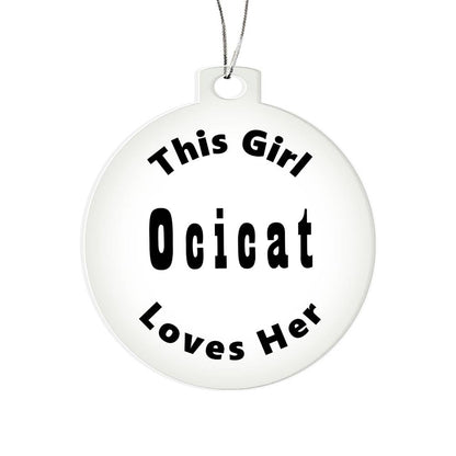 Ocicat - Acrylic Ornament