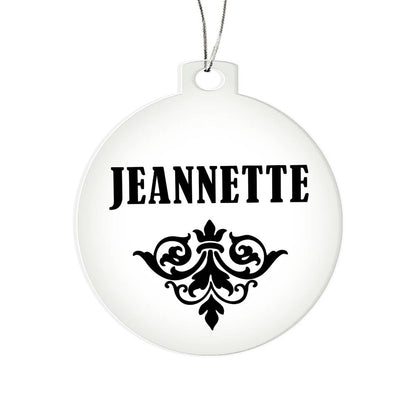 Jeannette v01 - Acrylic Ornament
