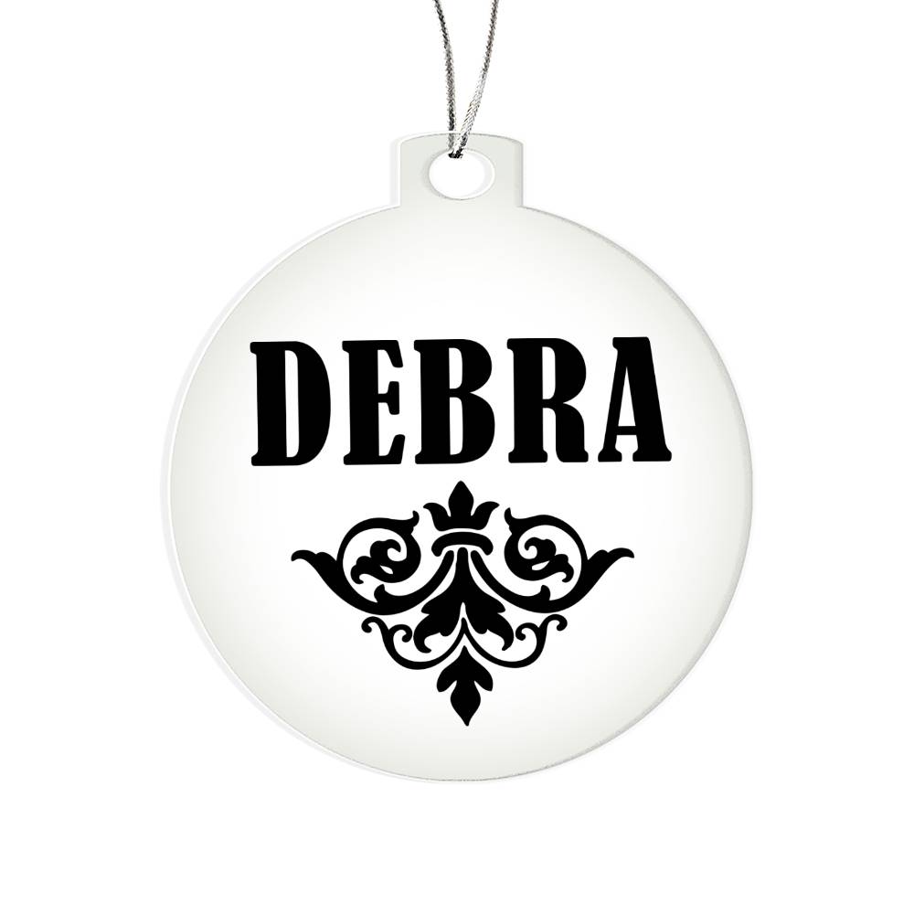 Debra v01 - Acrylic Ornament