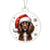 Christmas Dog - Boykin Spaniel - Acrylic Ornament