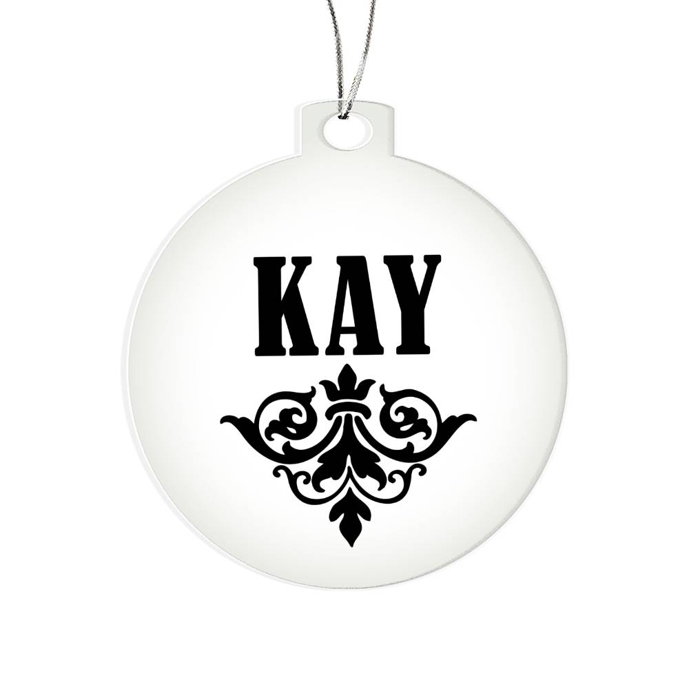 Kay v01 - Acrylic Ornament