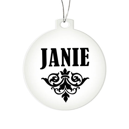 Janie v01 - Acrylic Ornament